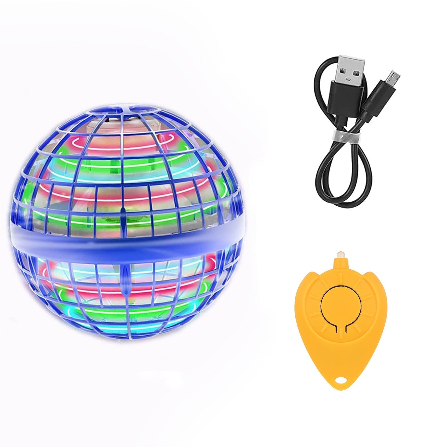 8057 Flying Ball Toys, USB Rechargeable Built-in RGB Lights 360°Rotating Magic Controller, Flying Orb Ball Boomerang Mini Pro Spinner Blastoise Toys 8057 Flying Ball Toys, USB Rechargeable Built-in RGB Lights 360°Rotating Magic Controller, Flying Orb Ball Boomerang Mini Pro Spinner Blastoise Toys